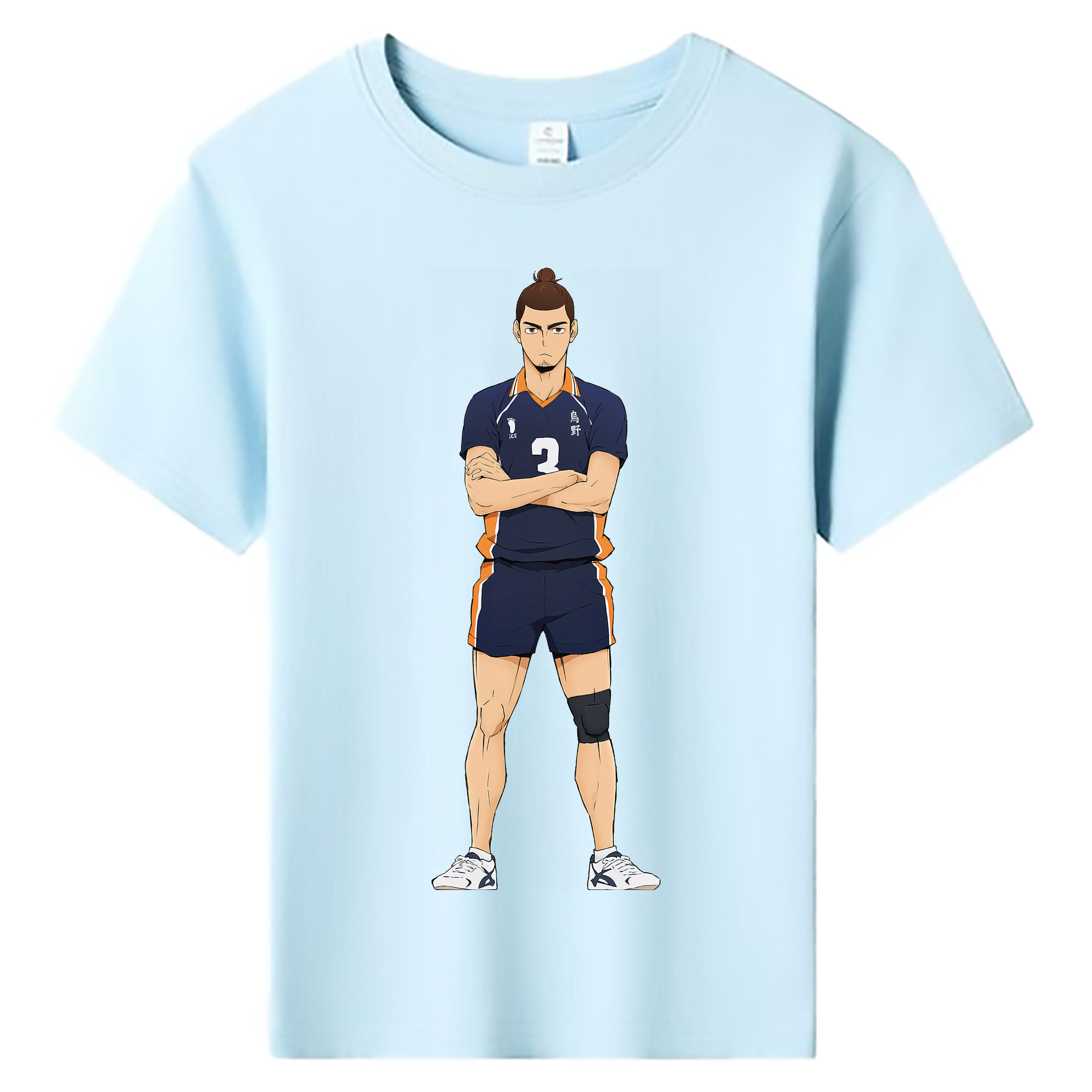 （画像用） ハイキュー!! Haikyu!! 綿100％キッズTシャツ（フロントプリント）